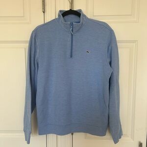 Vineyard Vines Light Blue Quarterzip